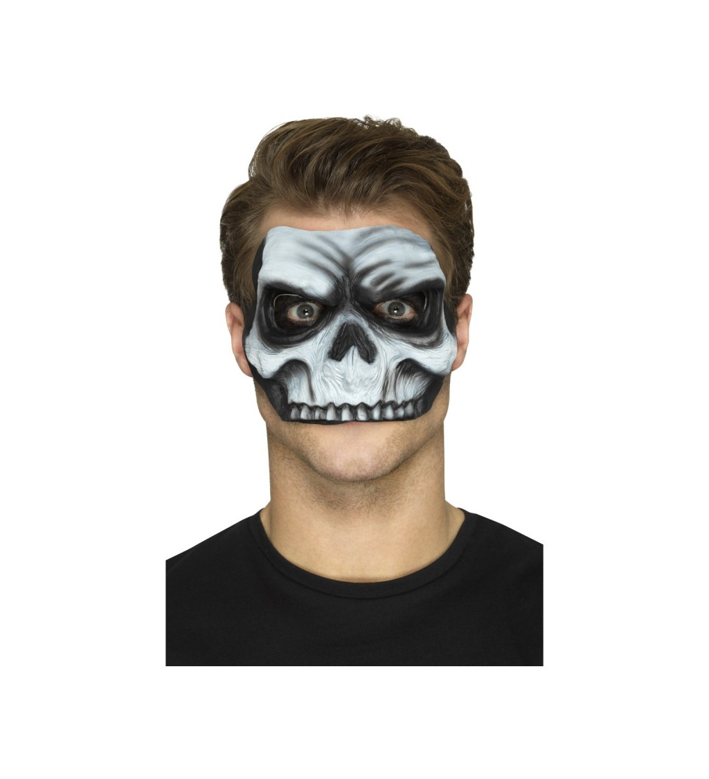 Obličejová maska Lebka - Latex