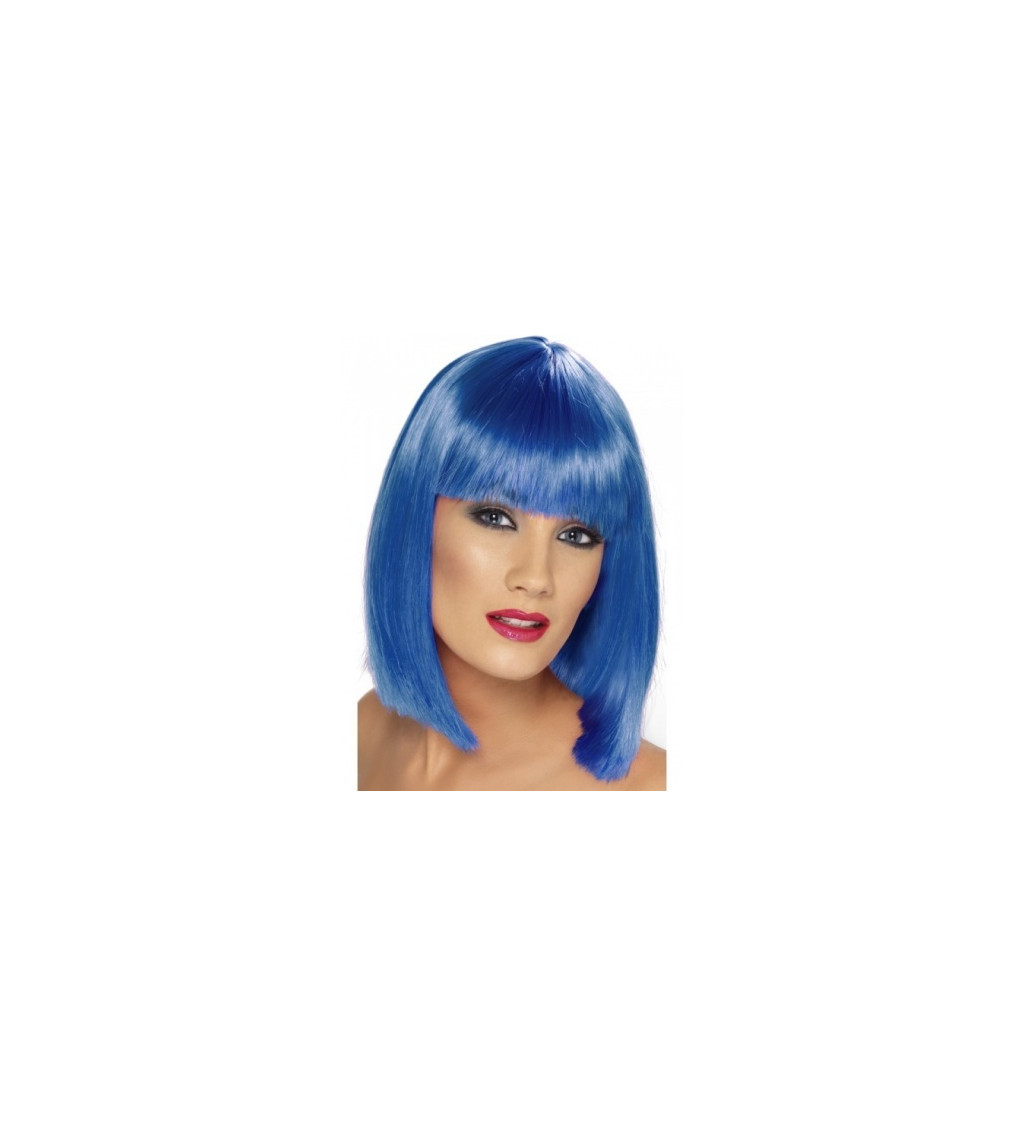 Paruka Glam - barva tmavě modrá