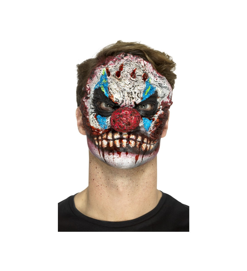 Obličejová maska Klaun - Latex