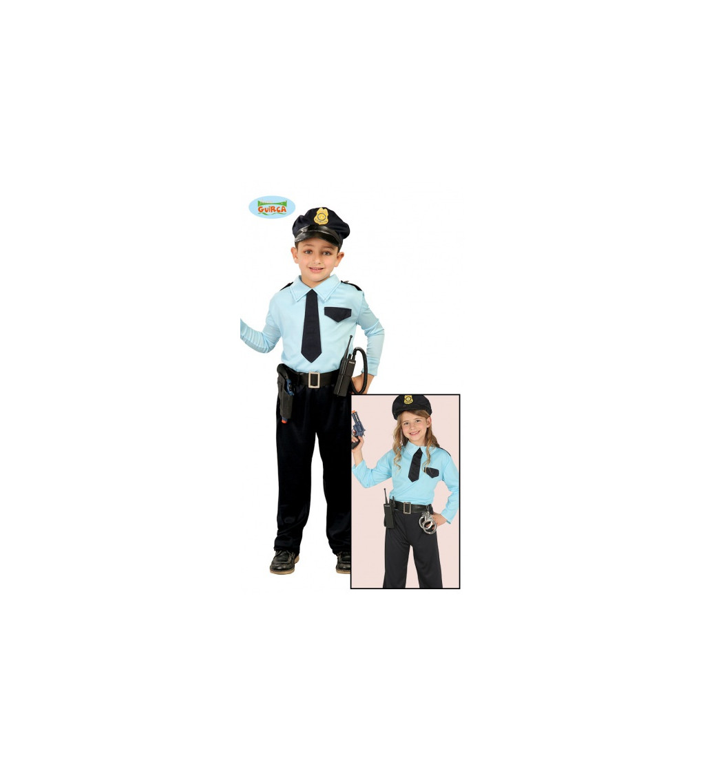 Dětský unisex kostým Policista