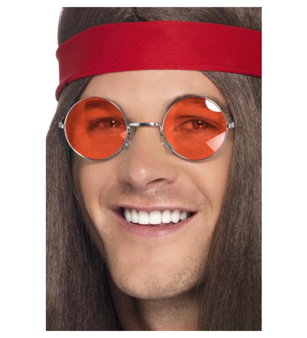 Brýle - lenonky, styl hippie