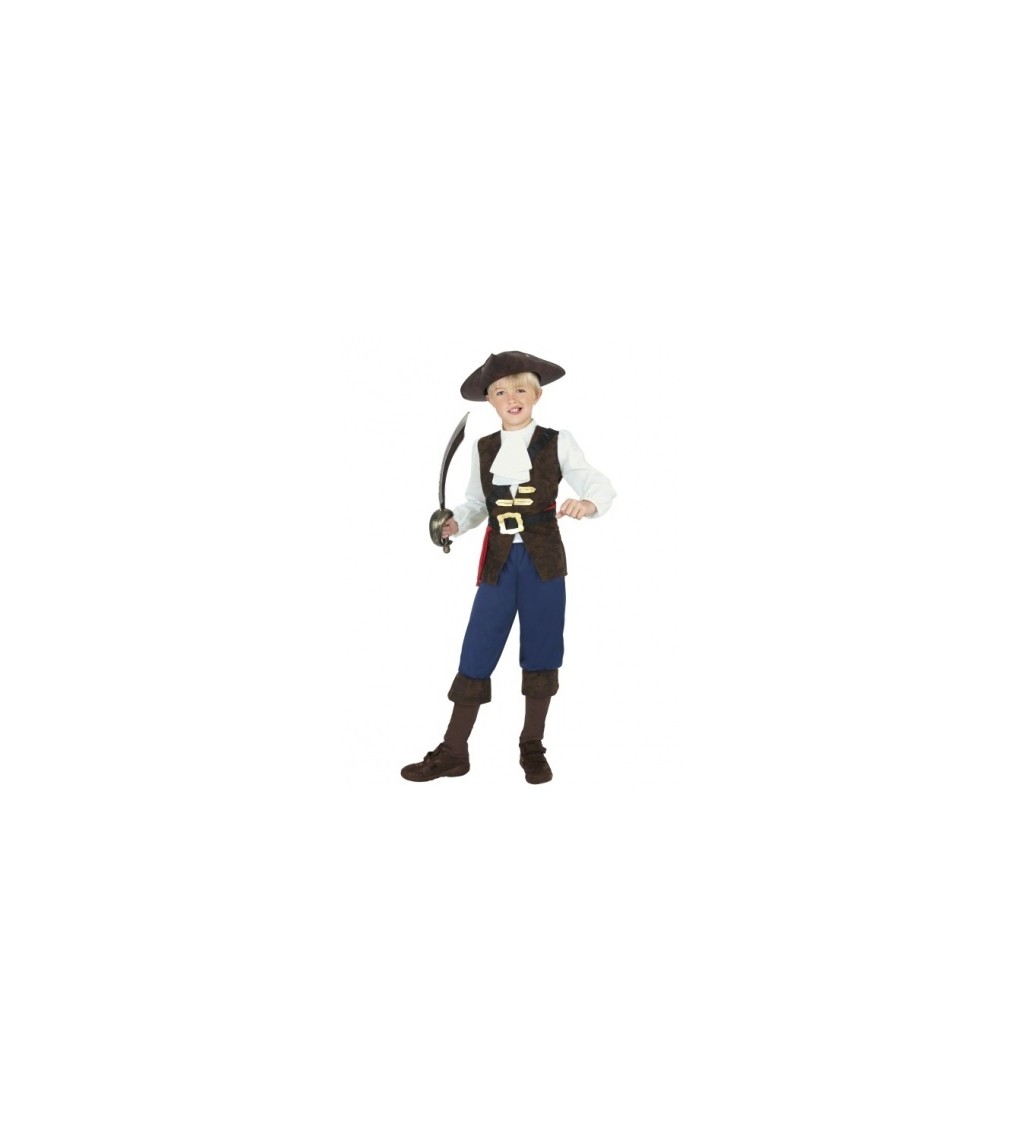 Dětský chlapecký kostým - Pirát kapitán