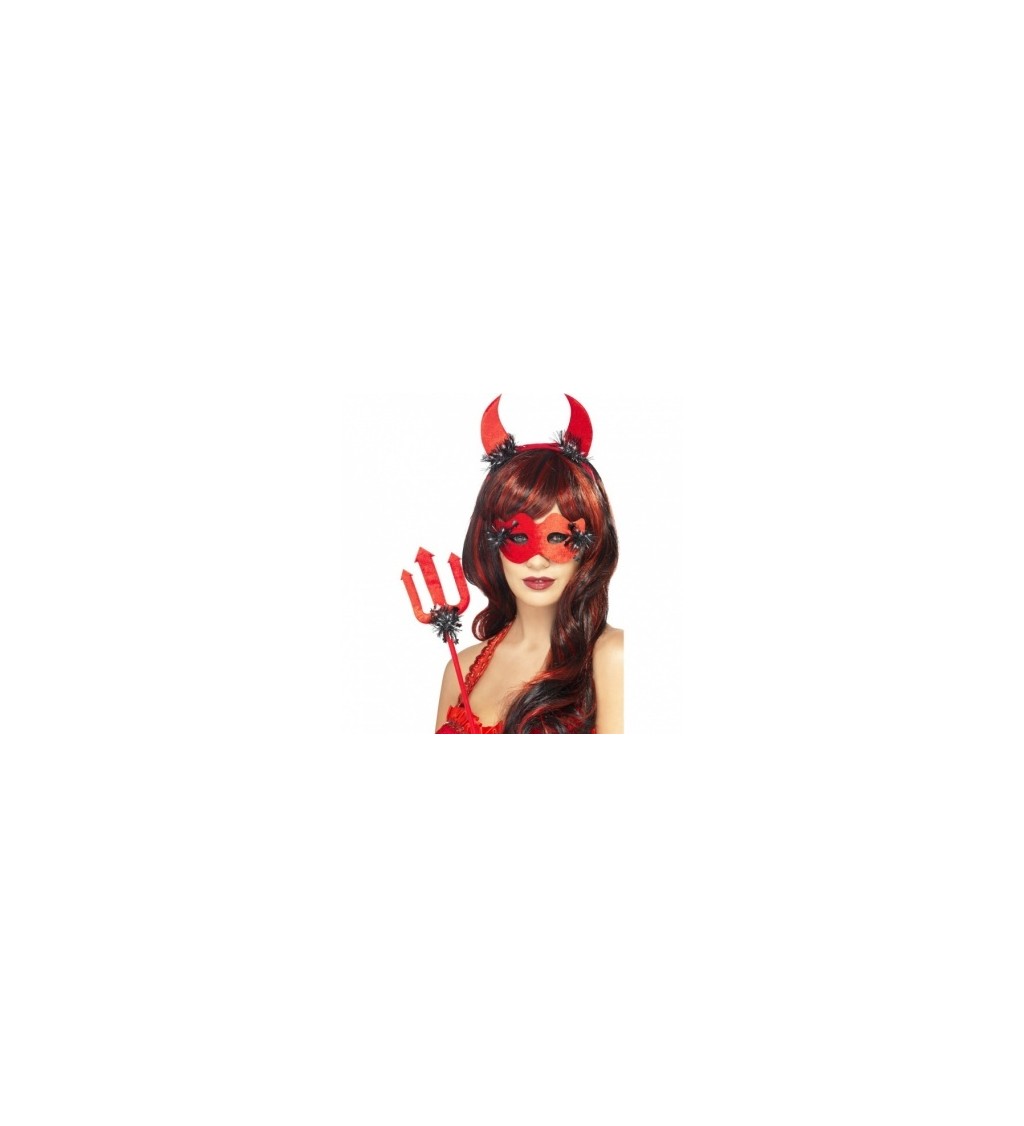 Devil sexy set - Červený s maskou
