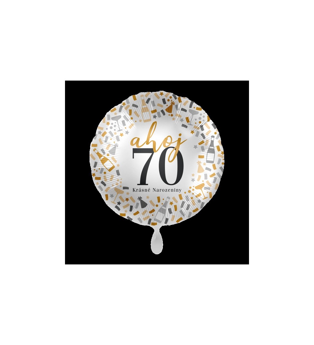 Balónek - 70 Krásné narozeniny
