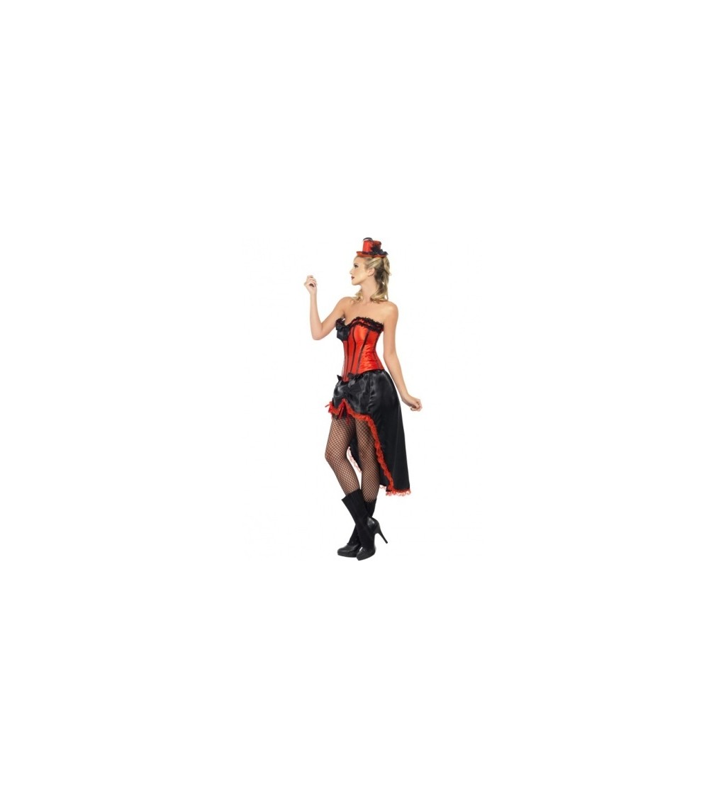Kostým - Sexy barová tanečnice, barva červená