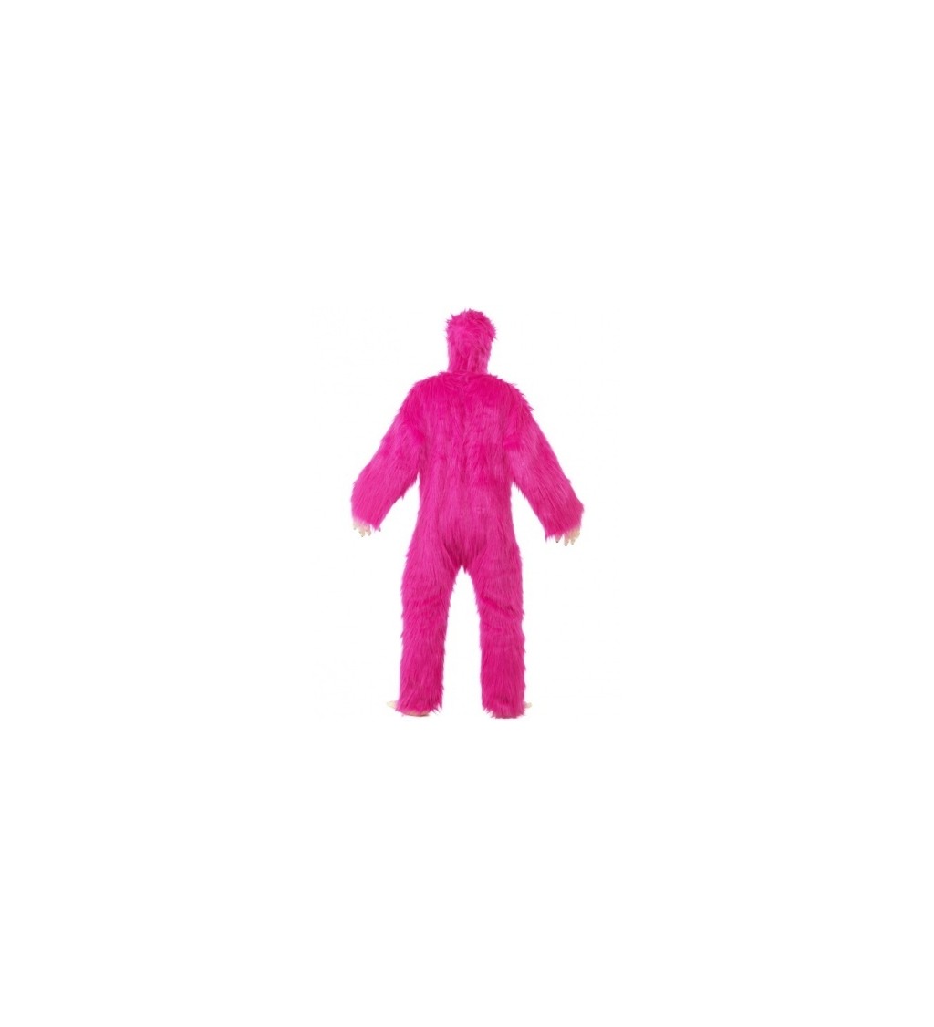 Kostým - Gorila, barva růžová