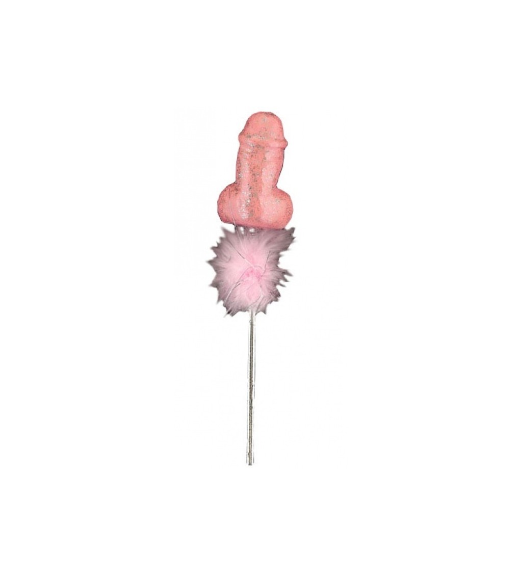 Hůlka Penis - růžová