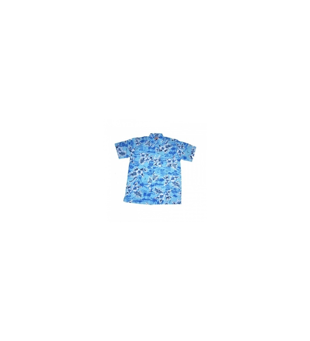 Havajská košile - světle modrá