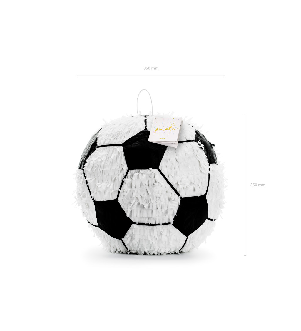 Piňata ve tvaru fotbalového míče