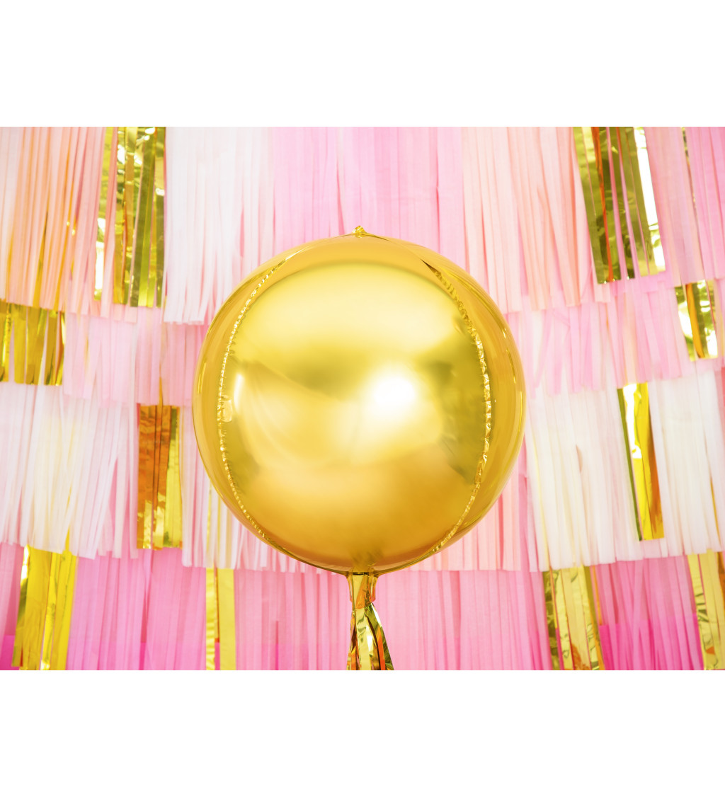 Zlatý kulatý balonek