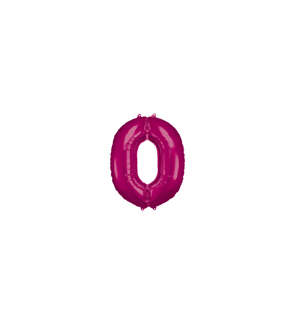Růžový balónek 0
