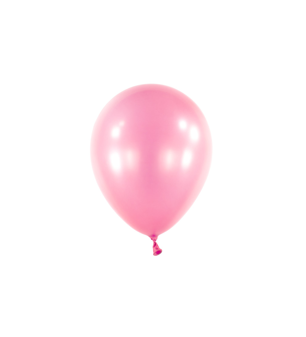 Růžovo-perleťový balónek