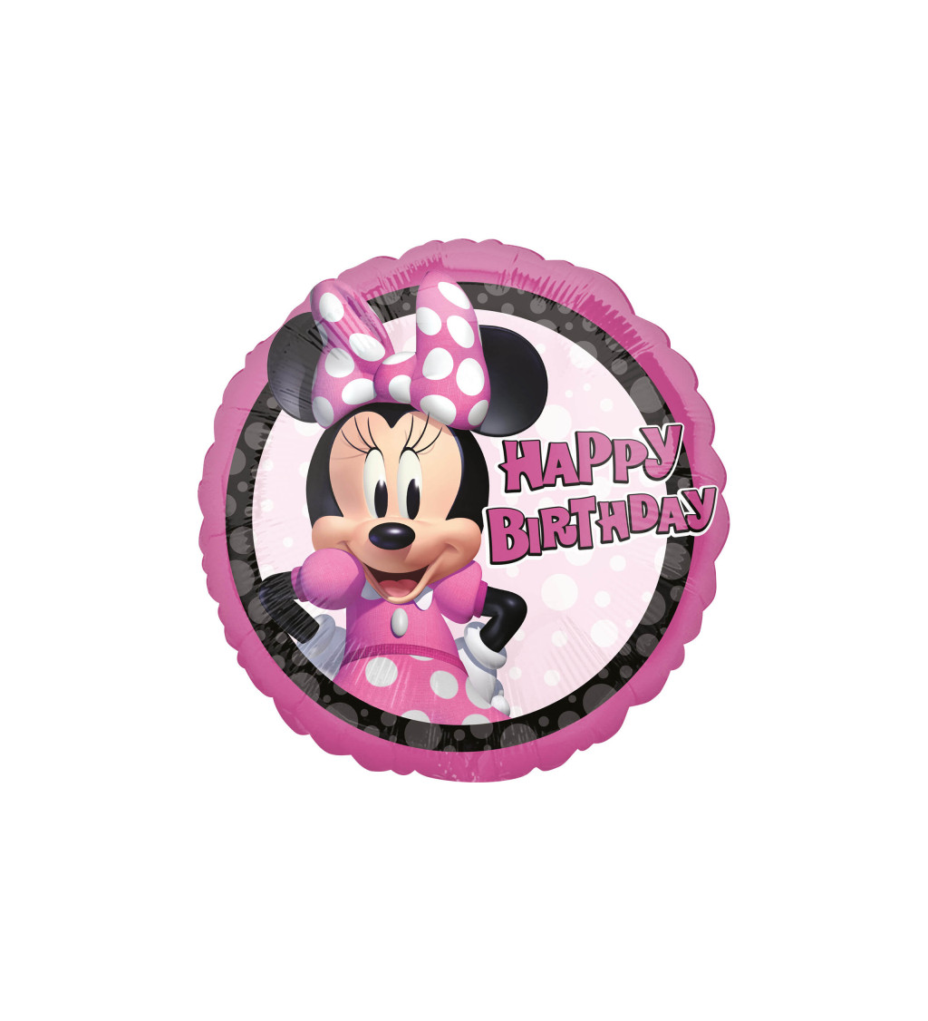 Minnie balónek - růžový