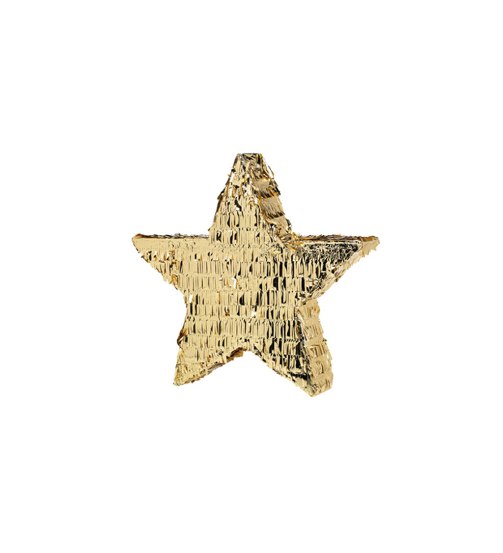 Piňata- zlatá hvězda