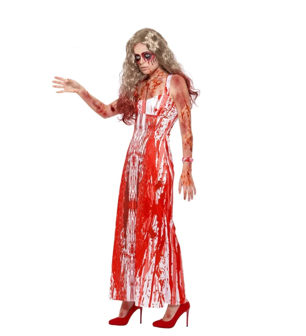 Dámské krvavé šaty - Halloween