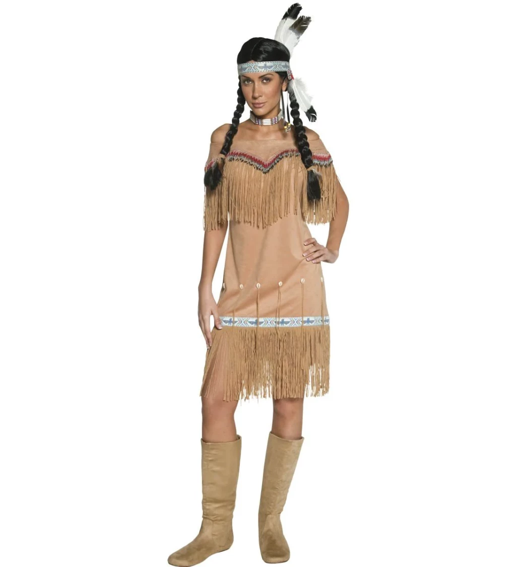 Kostým - Indiánka, Královna Apačů