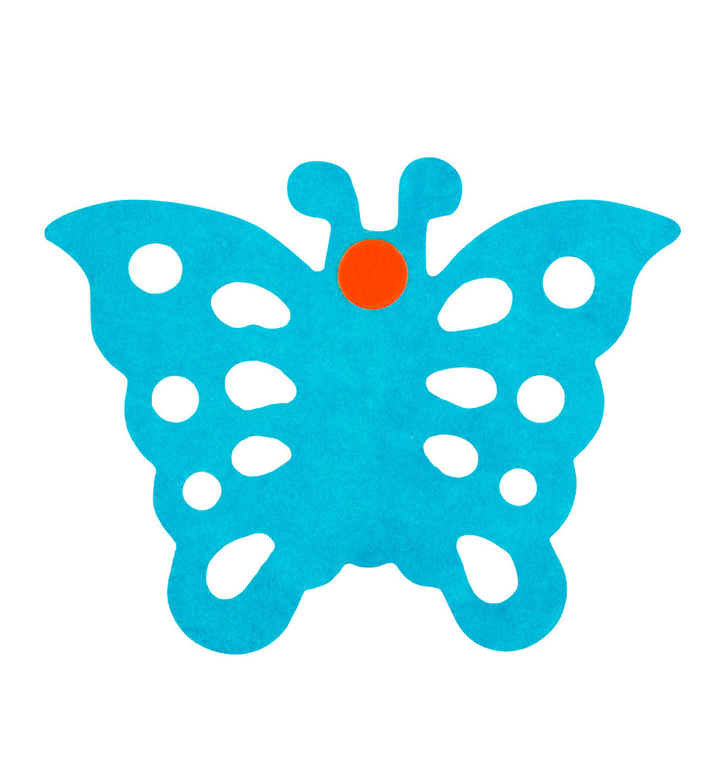 Girlanda s barevnými motýlky