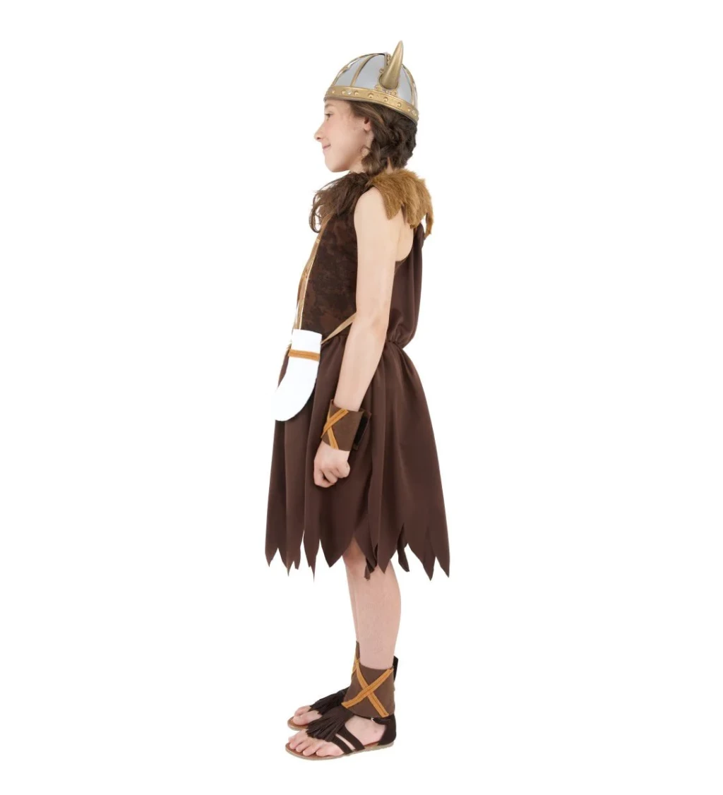 Dětský dívčí kostým - Vikingská slečna