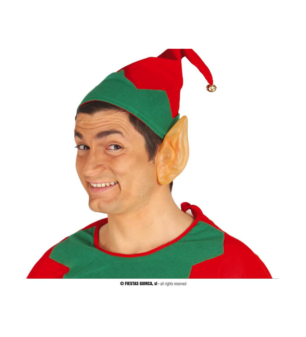 Elfí uši - Vánoční skřítek deluxe