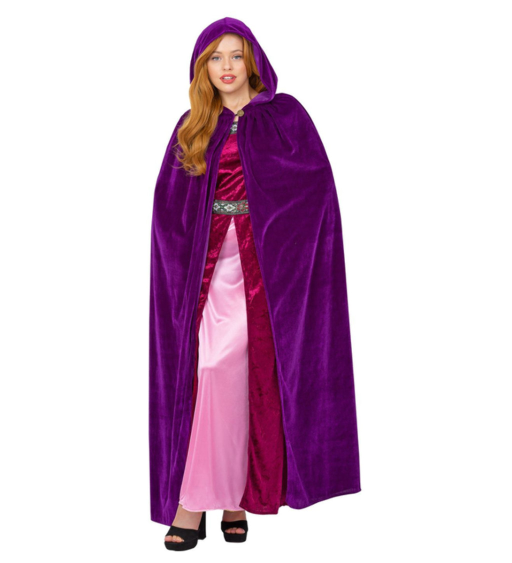 Luxusní plášť fialový, pro dospělé