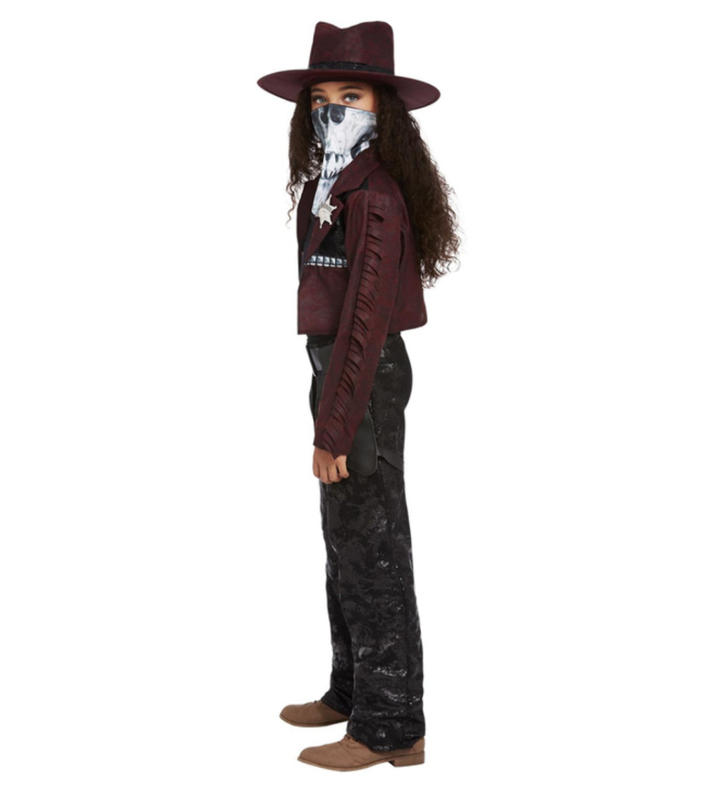 Dětský kostým strašidelná Cowgirl