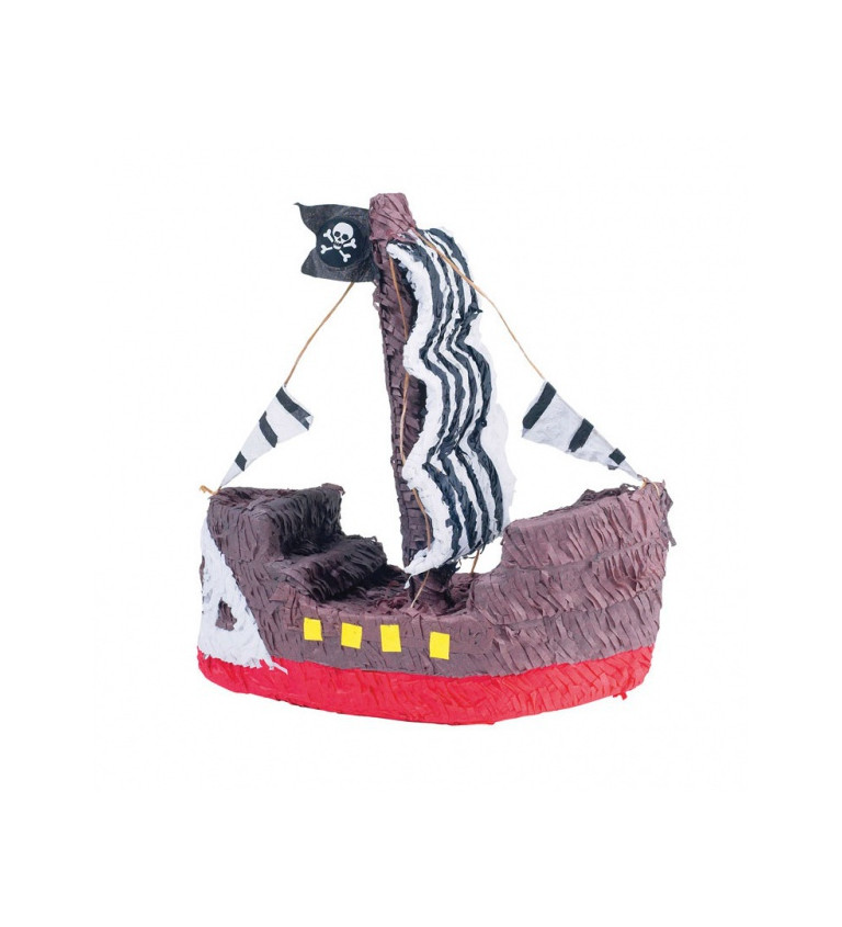 Piňata - pirátská loďka
