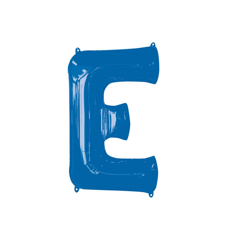 Balónek písmeno E - Modré