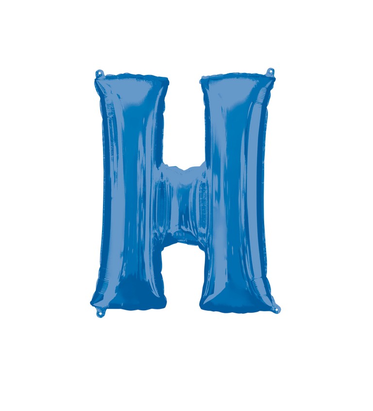 Balónek písmeno H - Modré