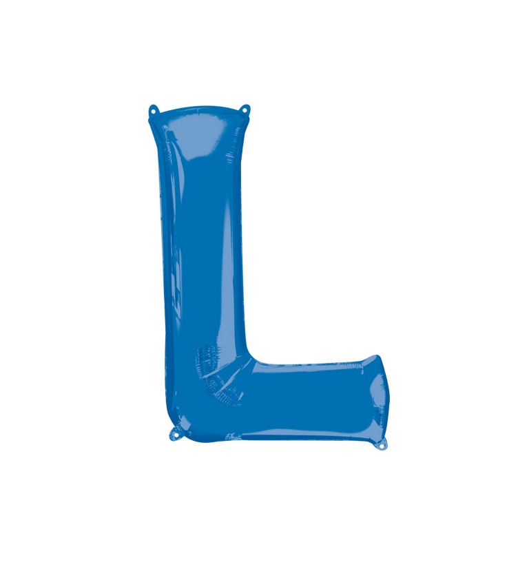 Balónek písmeno L  - Modré