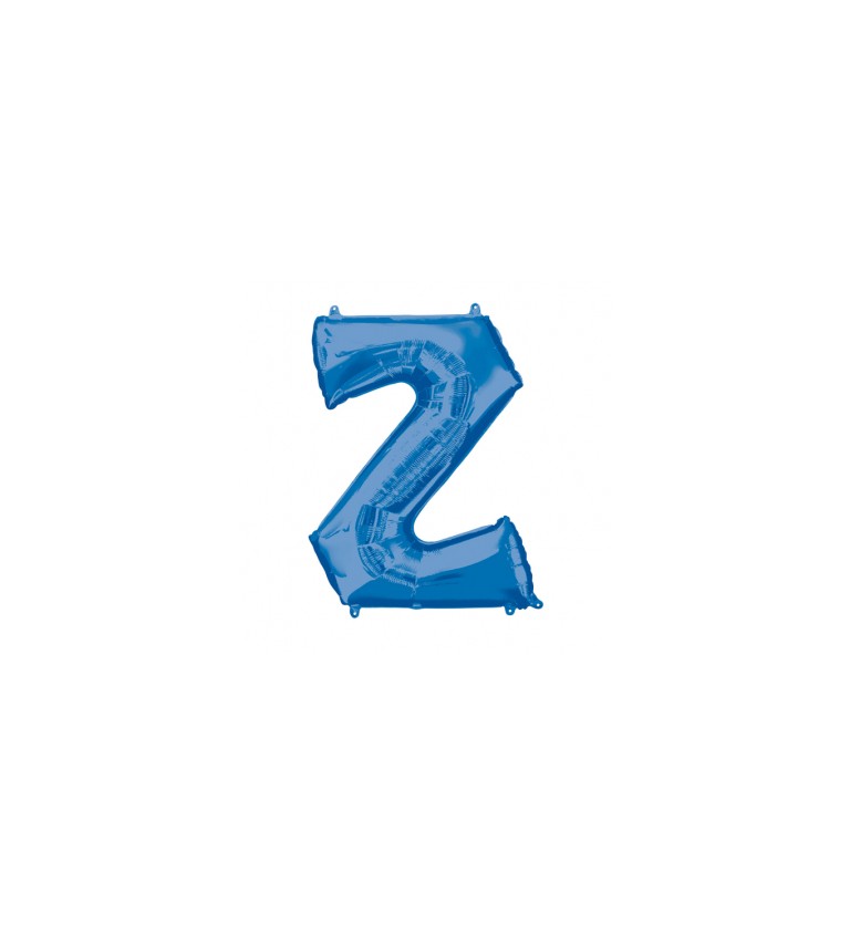 Balónek písmeno Z - Modré