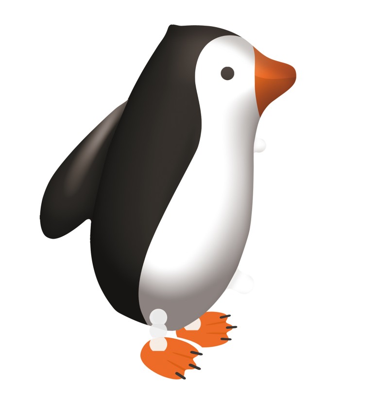 Foliový balonek - tučňák