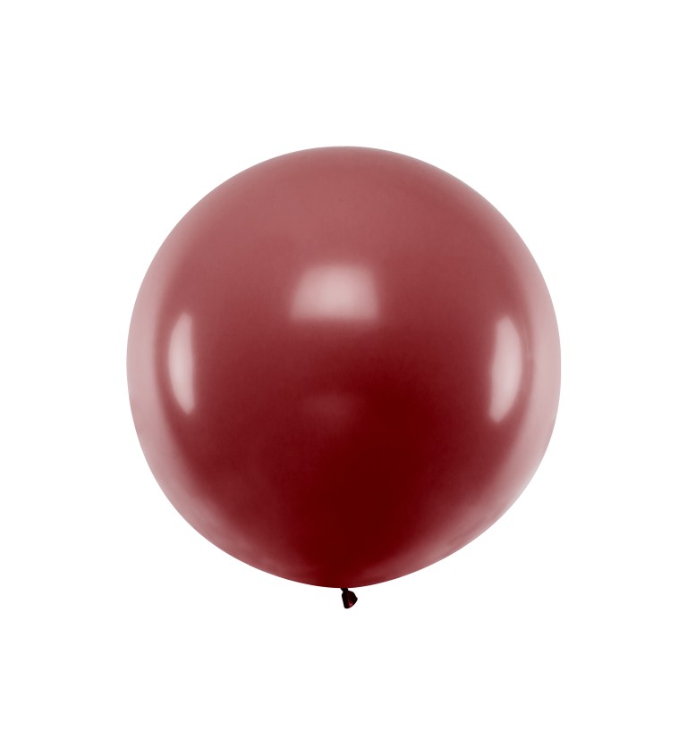 Balónek obří - tmavě červený