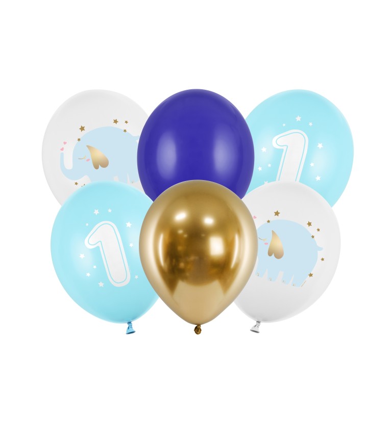 Latexové balónky 1. narozeniny