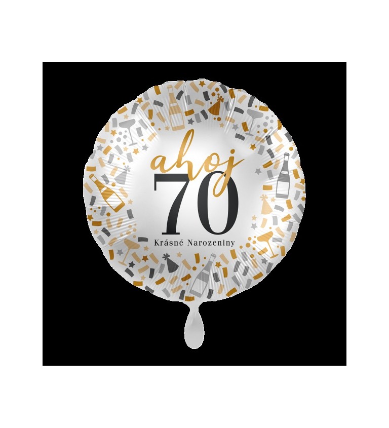 Balónek - 70 Krásné narozeniny