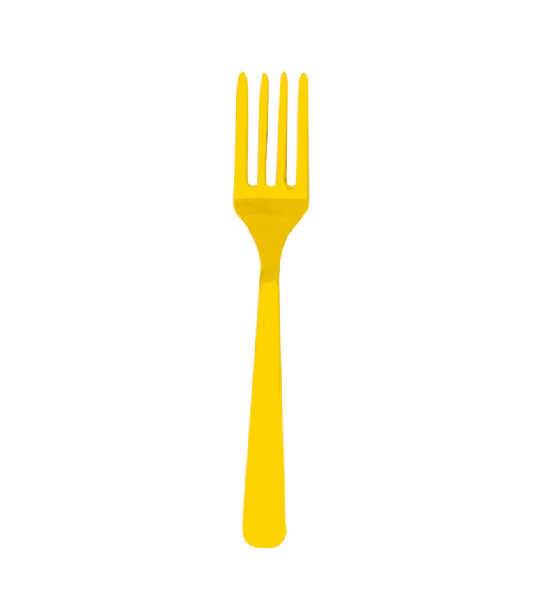 Vidličky - žluté