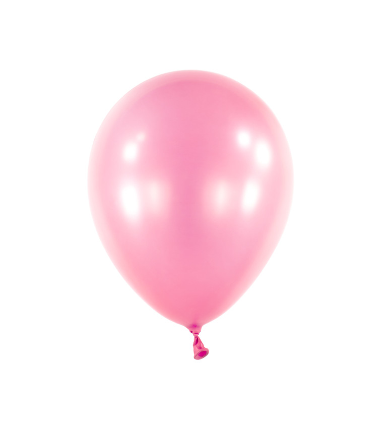 Růžovo-perleťový balónek