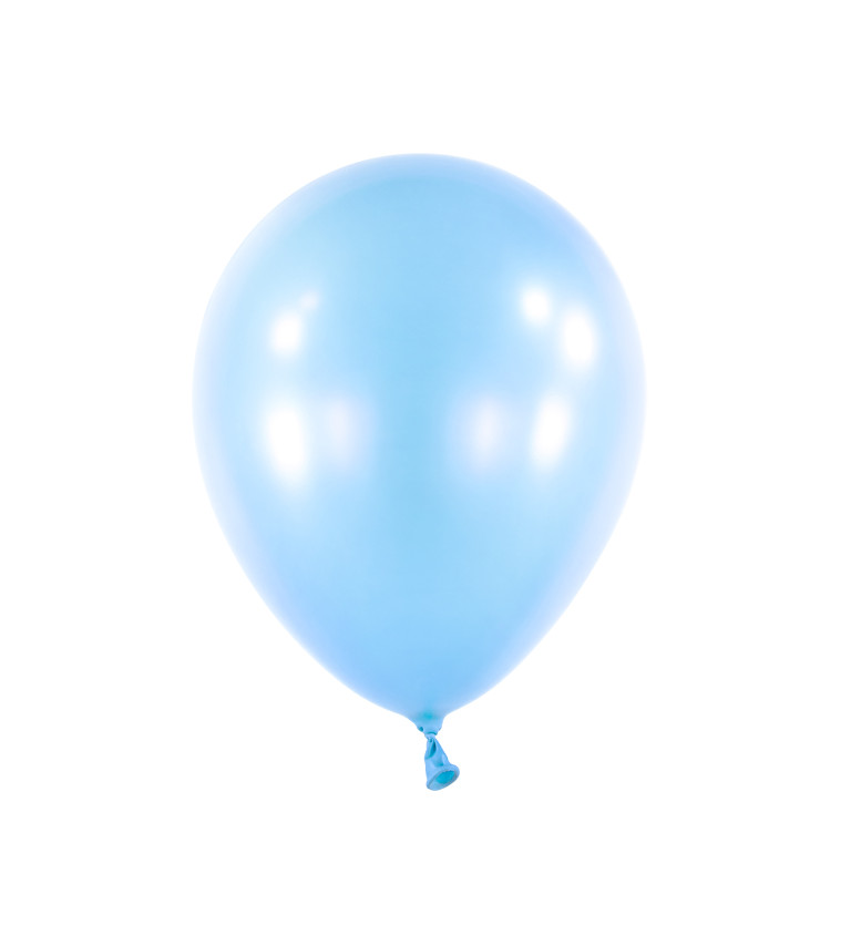 Modrý balónek pastelový
