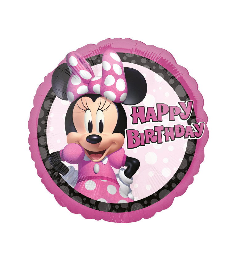 Minnie balónek - růžový