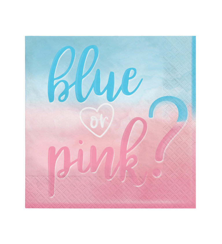 Ubrousky - blue or pink?