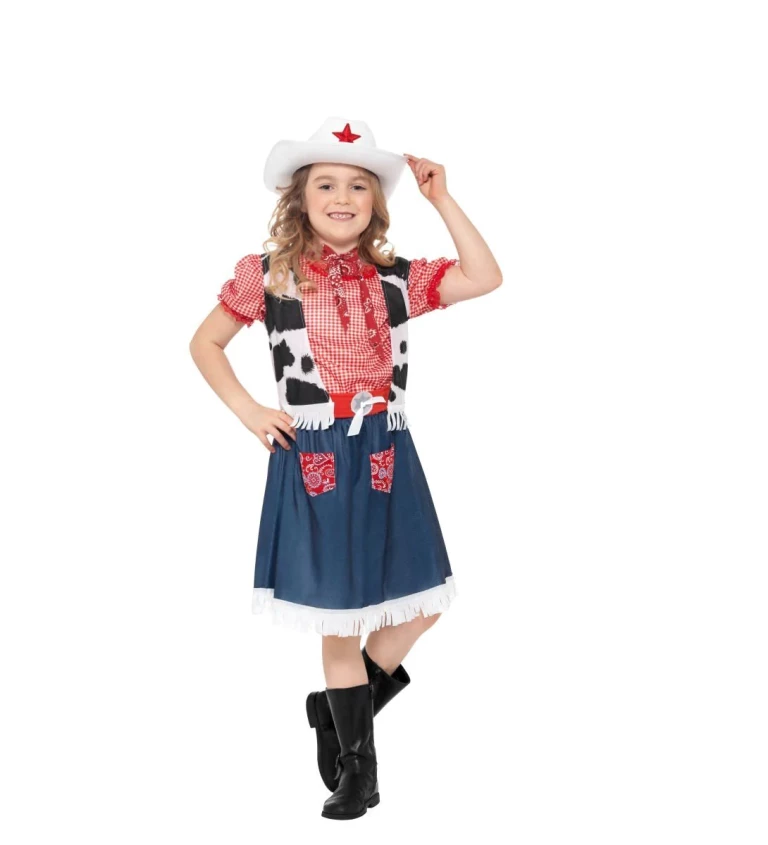 Dětský dívčí kostým - Kovbojka