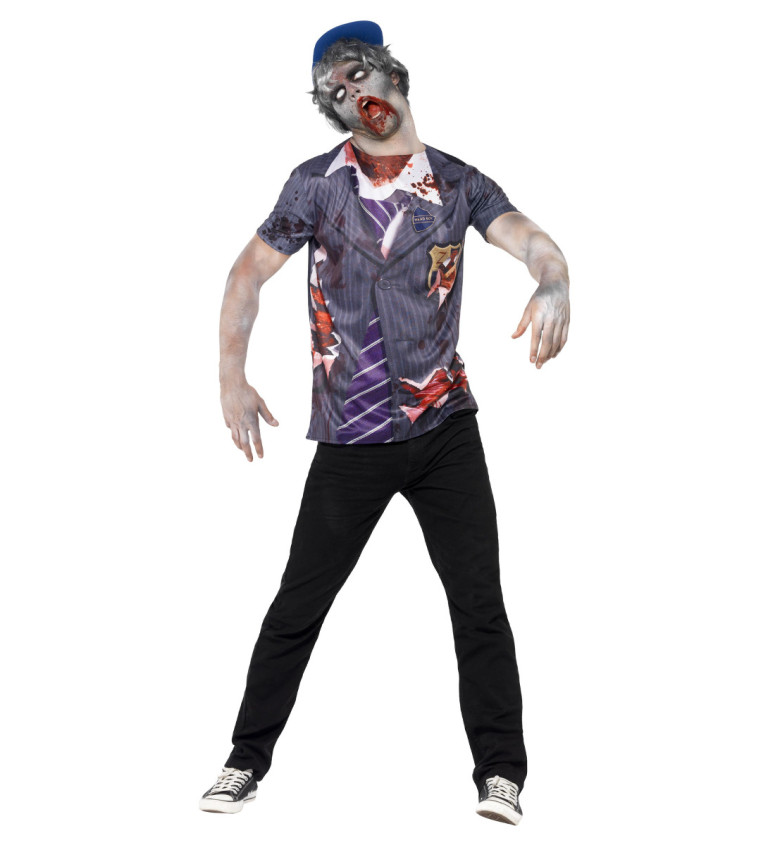 Pánský kostým školní zombie
