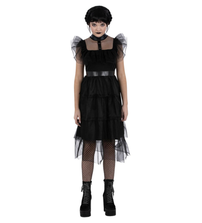Dětský kostým černá gotička