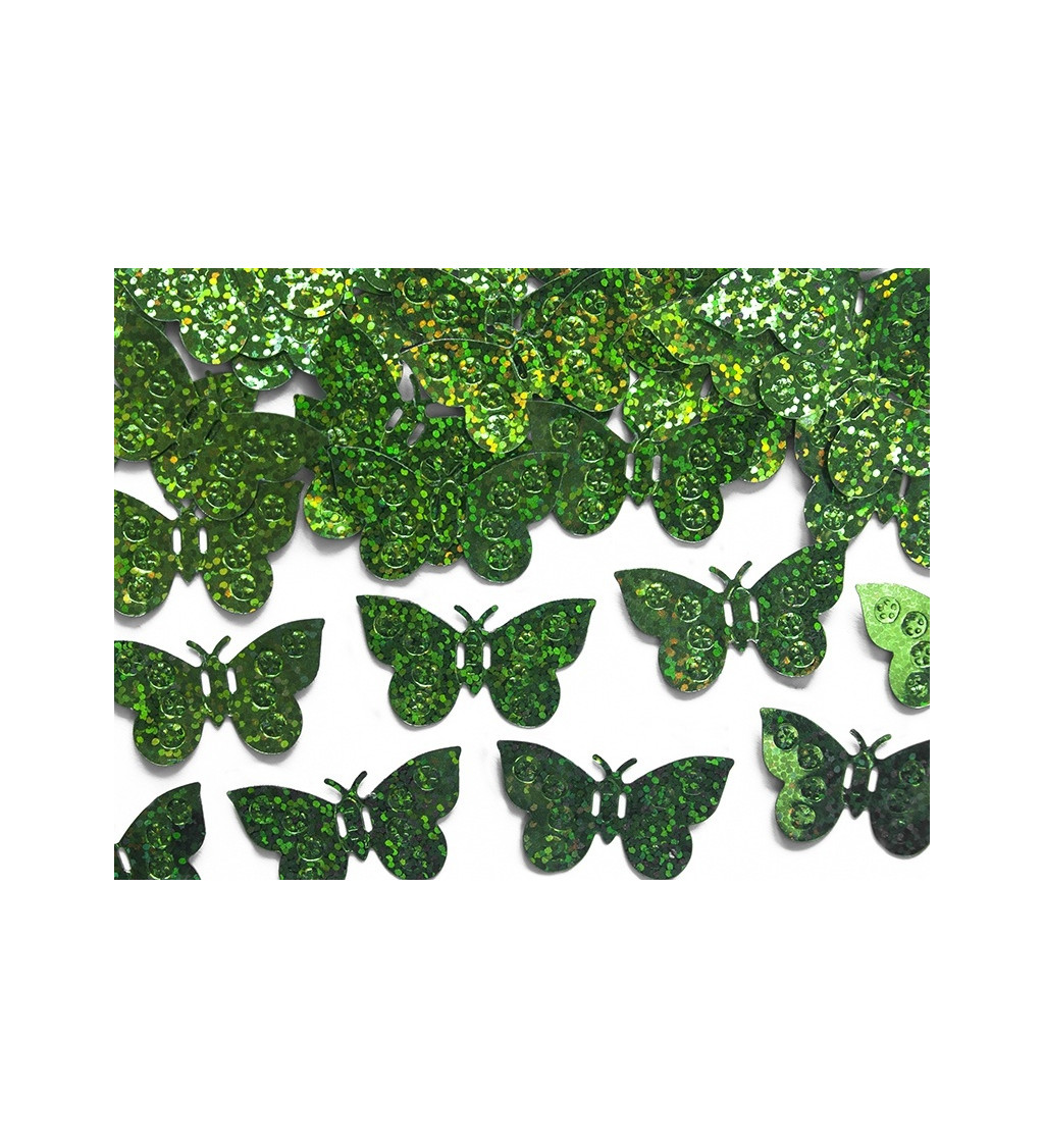 Konfety motýlci - zelení