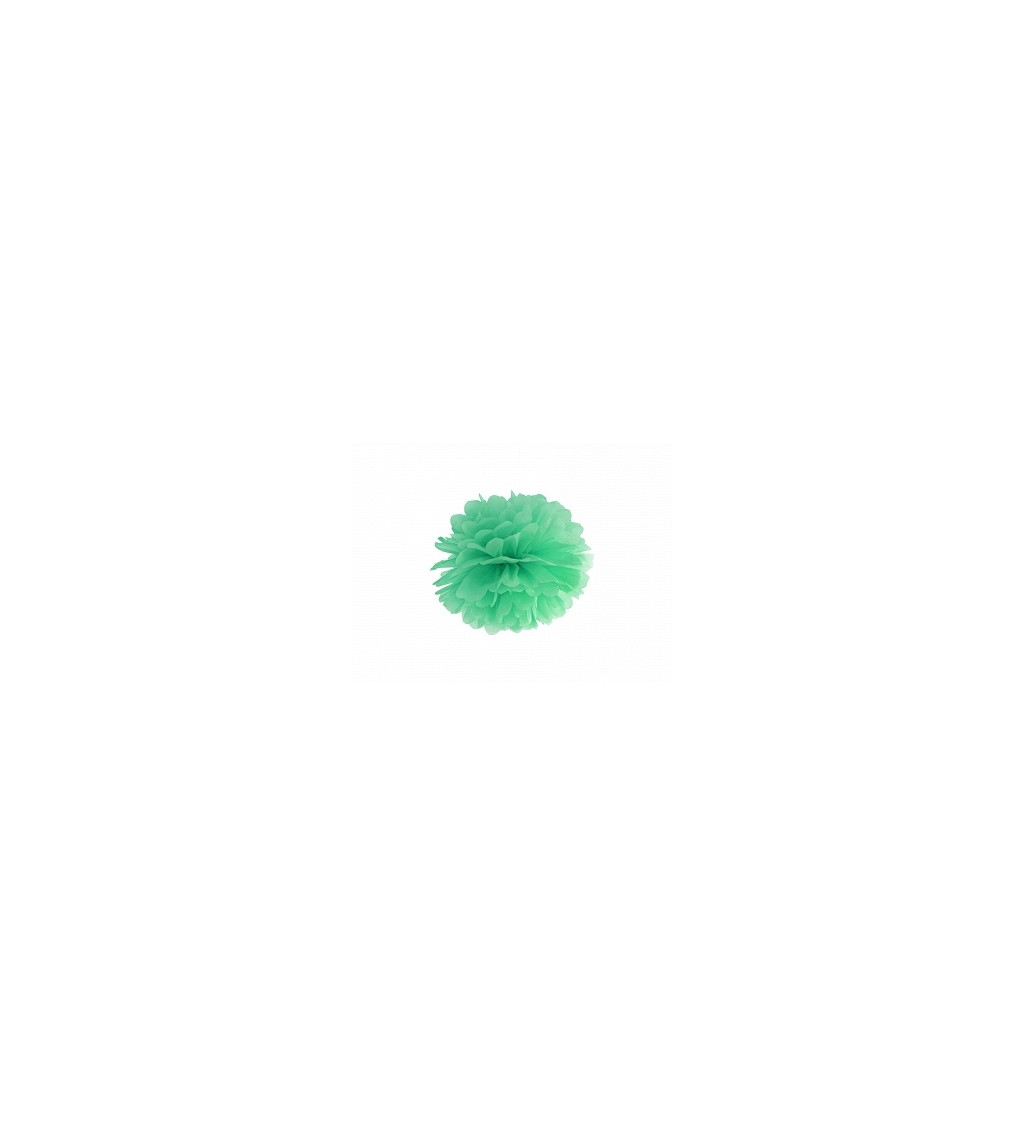 Pom pom - peprmintově zelený