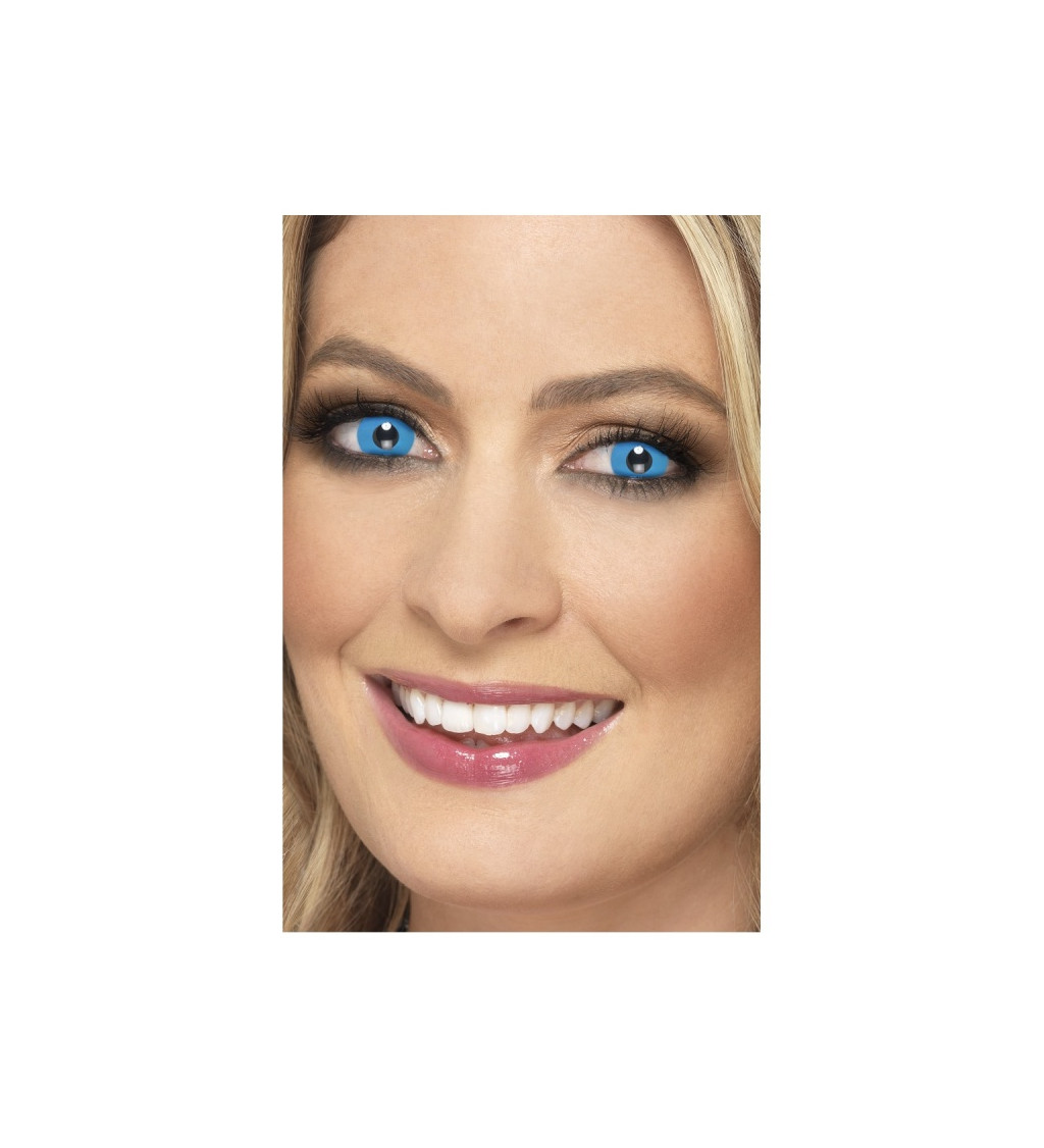 Barevné kontaktní čočky - modré II