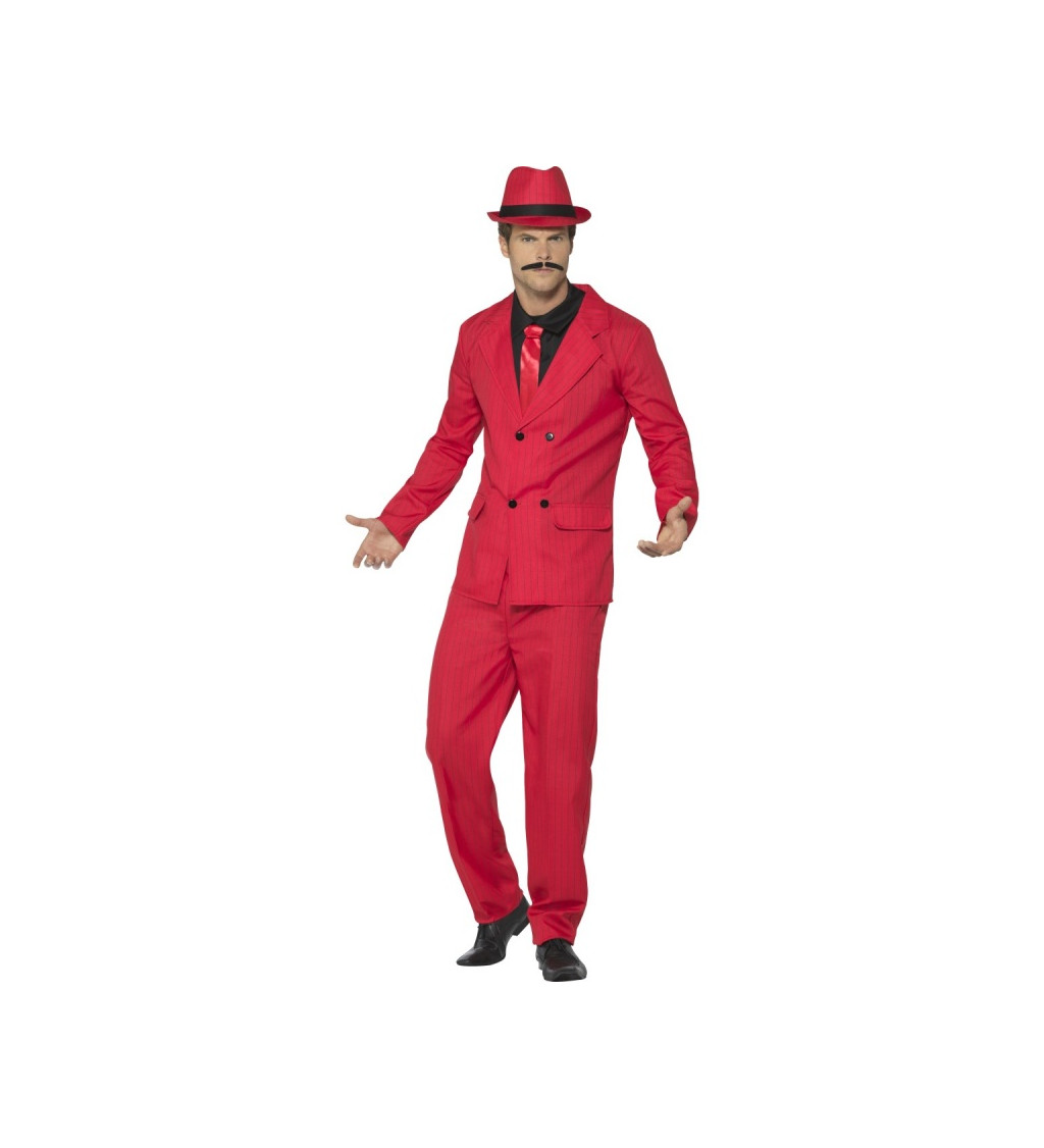 Gangster - červený oblek