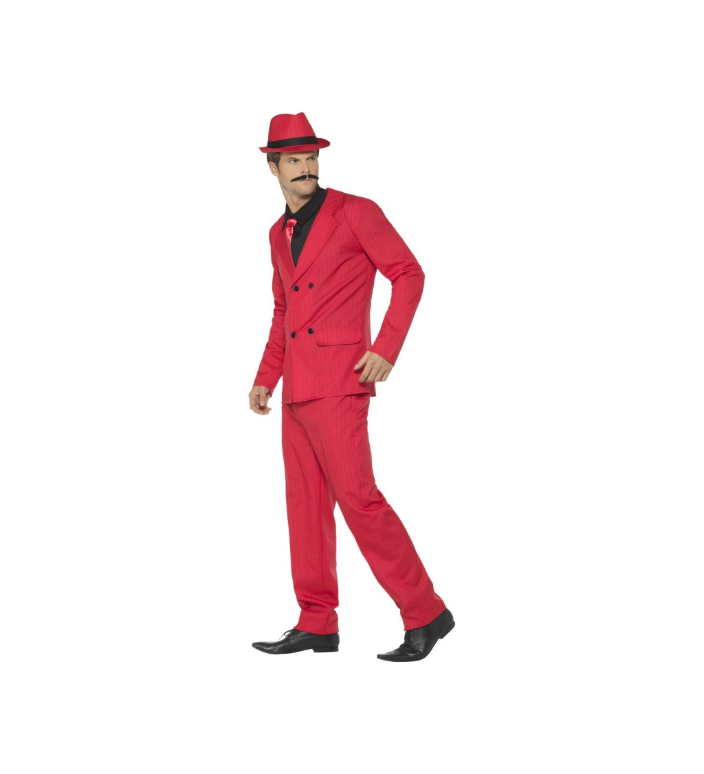 Gangster - červený oblek
