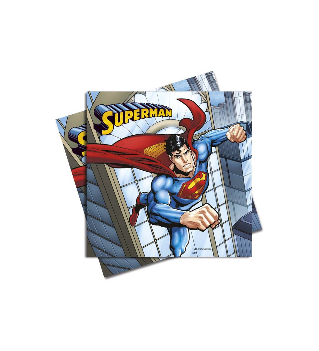 Papírové ubrousky - Superman
