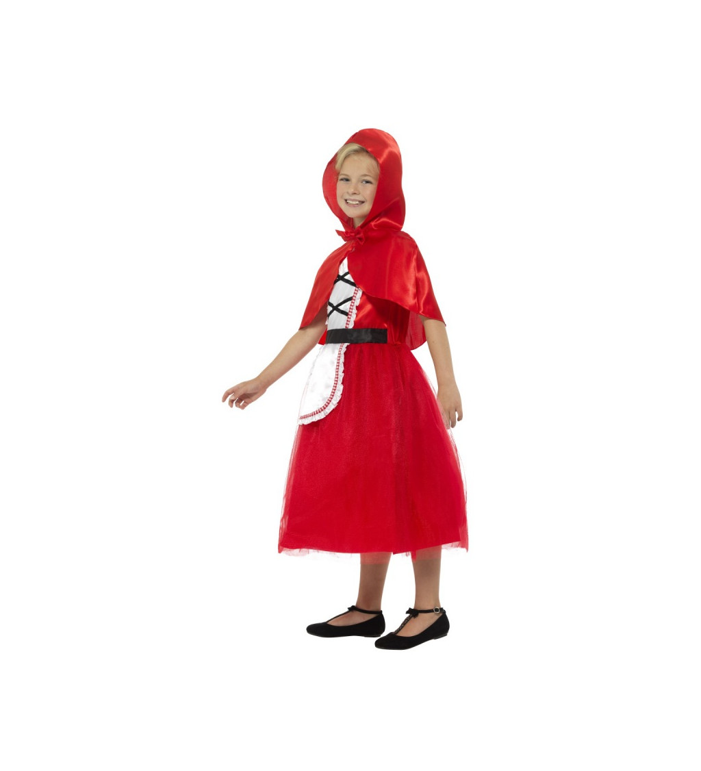 Dívčí deluxe kostým - Červená Karkulka