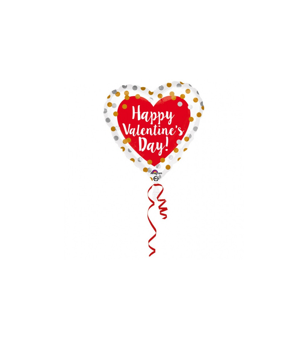 Fóliový balónek na Valentýn